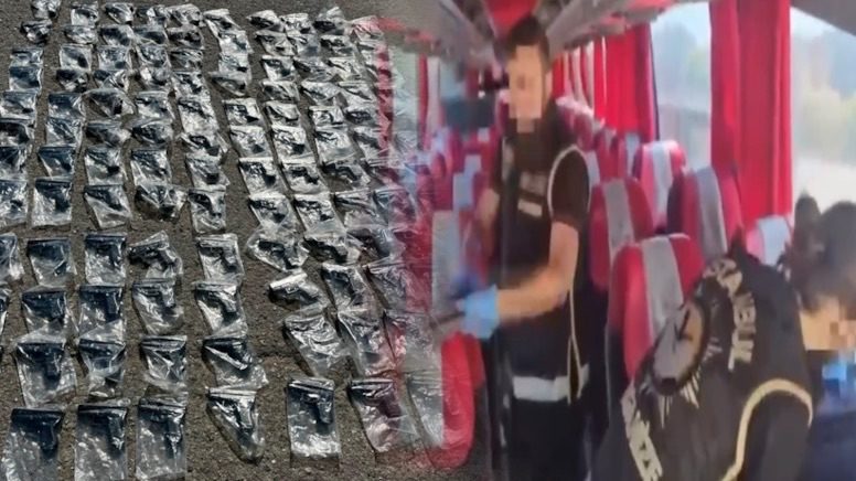 Tuzla’da Yolcu Otobüsüne Silah Operasyonu: 120 Ruhsatsız Tabanca Ele Geçirildi
